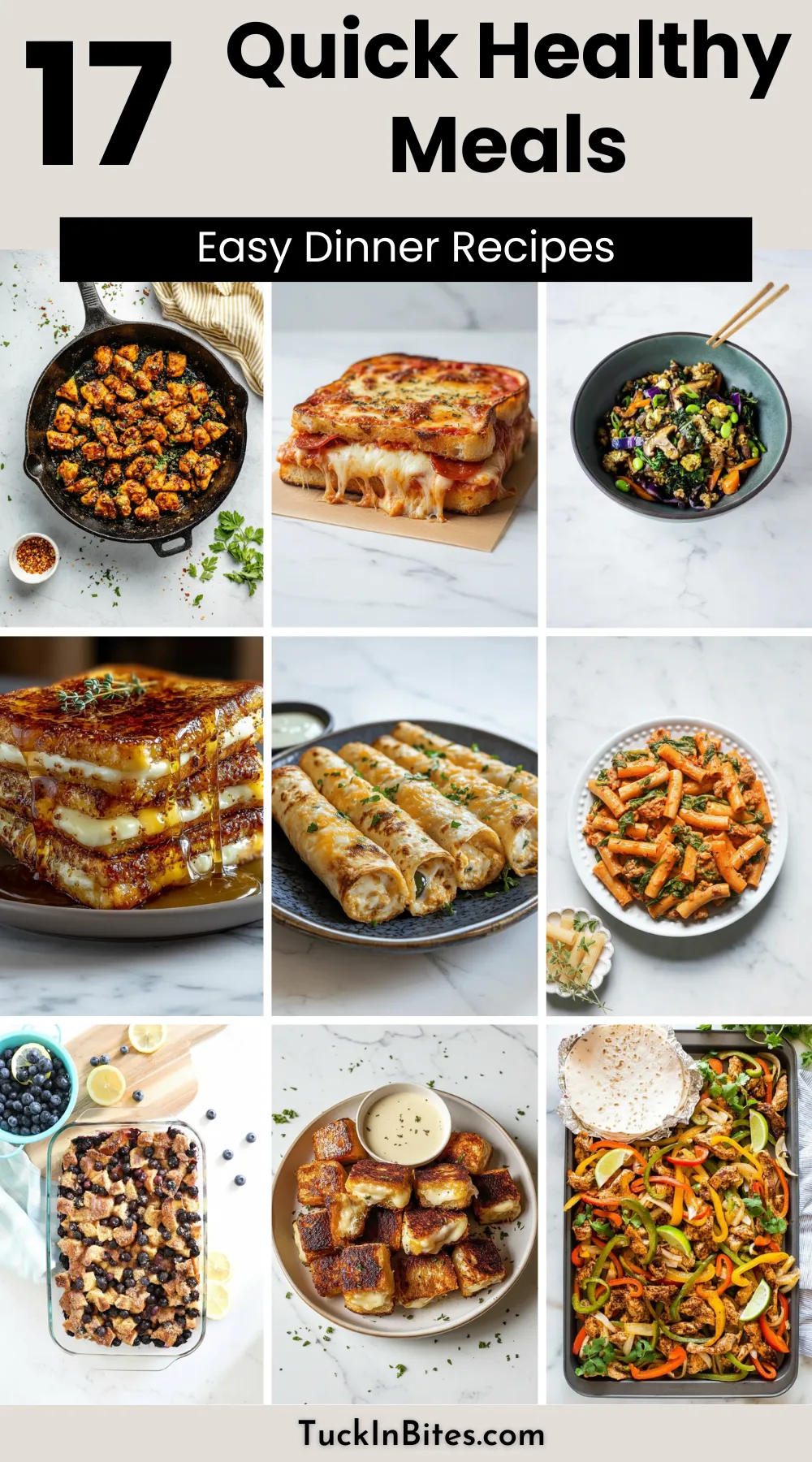 17 Easy Recipes for Quick and Healthy Family Meals
