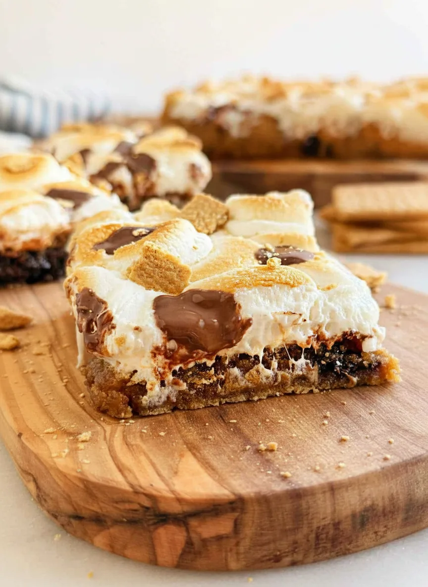 S’mores Cookie Bars