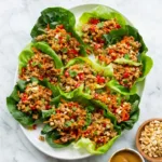 Thai Chicken Lettuce Wraps