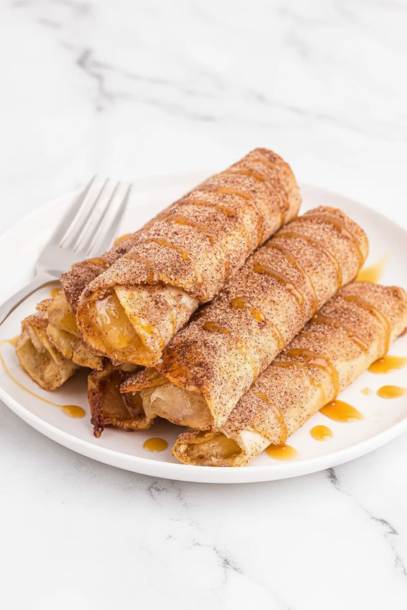 Air Fryer Apple Pie Taquitos