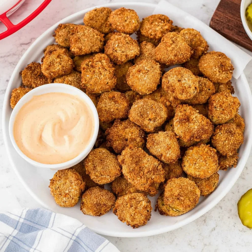 Air Fryer Pickle Cheese Bites