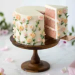 Baby In Bloom Painted Cake