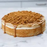 Biscoff Cake Recipe with Gooey Cookie Butter Filling