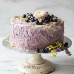 Blueberry Lemon Layer Cake with Fresh Citrus