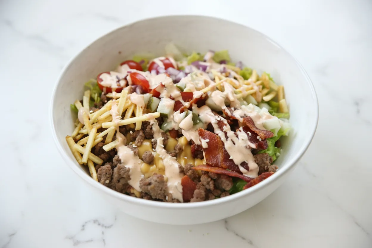 Cheeseburger Salad Bowl