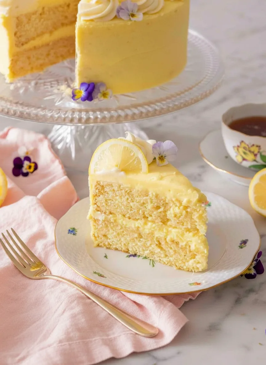 Classic Moist Lemon Cake