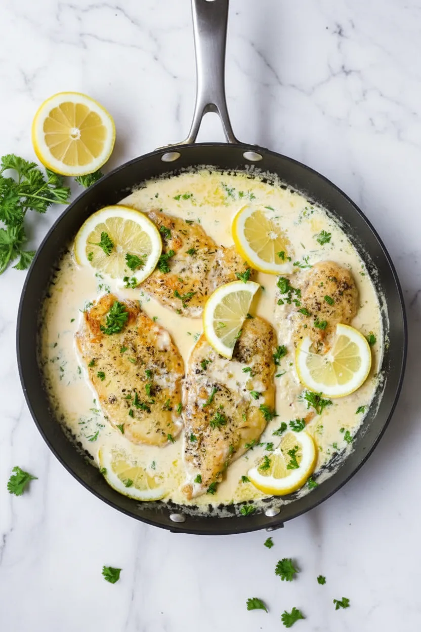 Creamy Lemon Herb Chicken