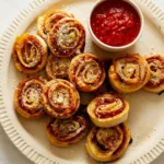 Crispy Pizza Pinwheel Bites