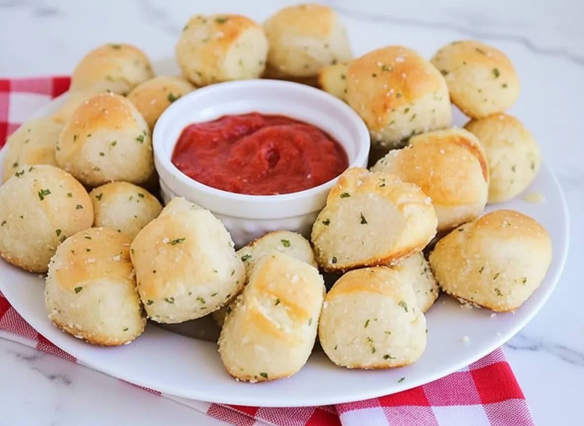 Garlic Parmesan Pretzel Bites