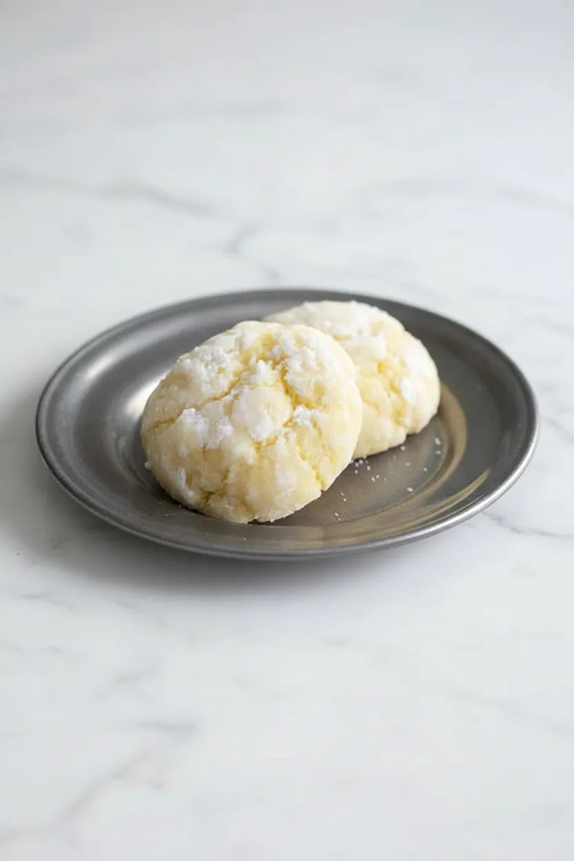 Gluten Free Lemon Crinkle Cookies