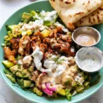 Greek Chicken Tzatziki Rice Bowls