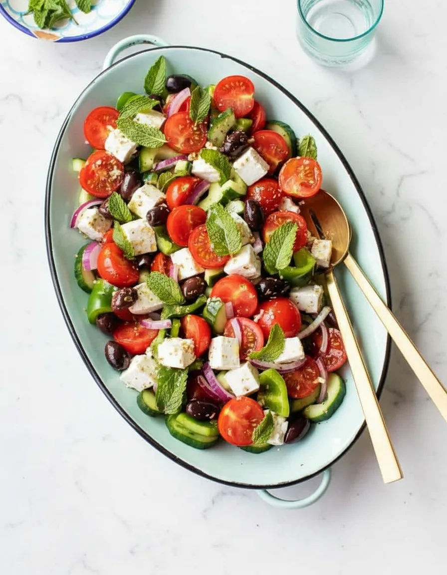 Greek Salad with Fresh Feta