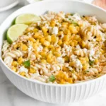 Healthy Greek Yogurt Street Corn Pasta Salad