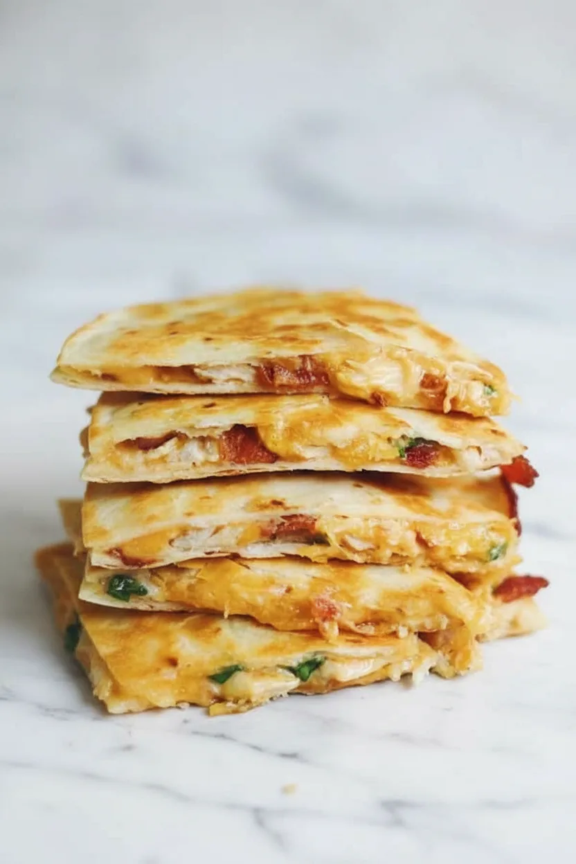 High-Protein Chicken Ranch Quesadilla