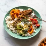 Honey Lime Chicken Rice Bowl