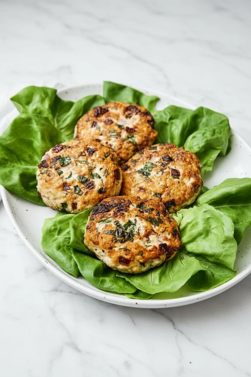 Juicy Greek Chicken Burgers