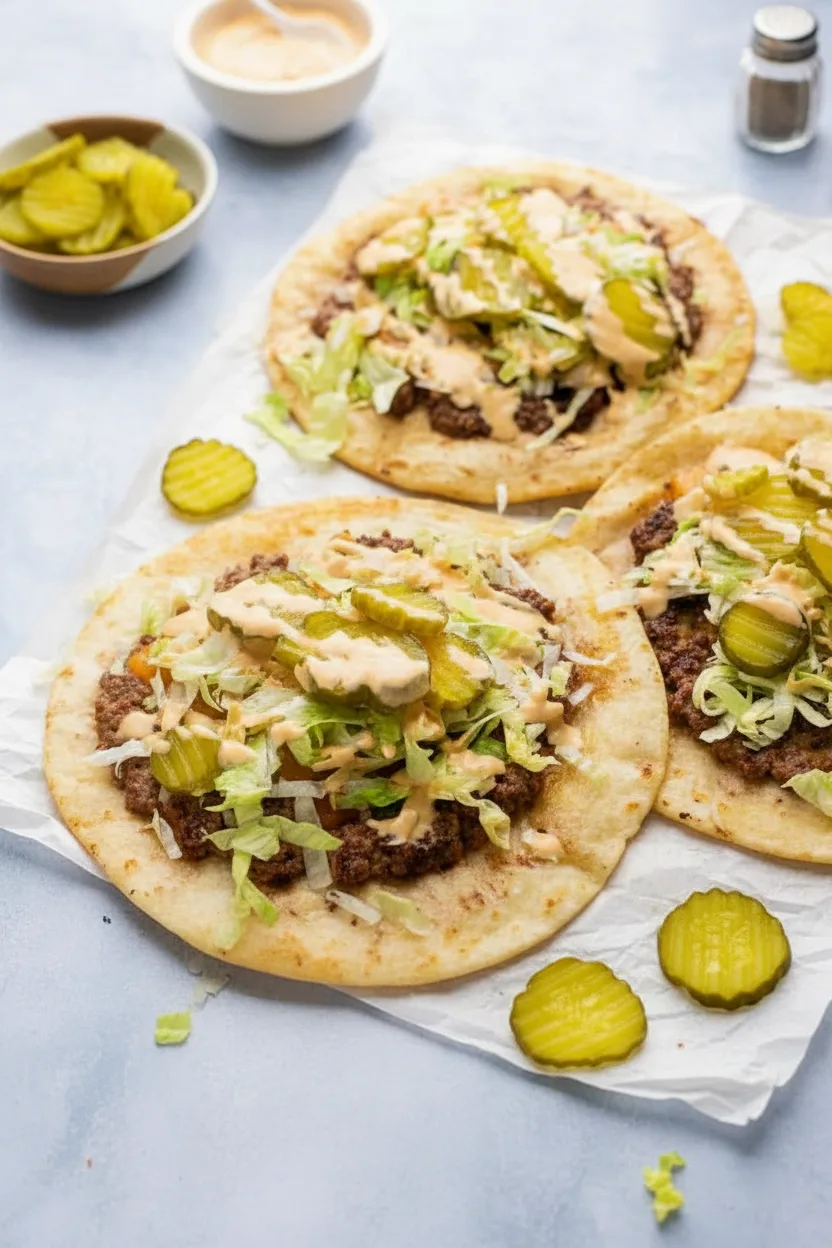 Keto Big Mac Smash Burgers