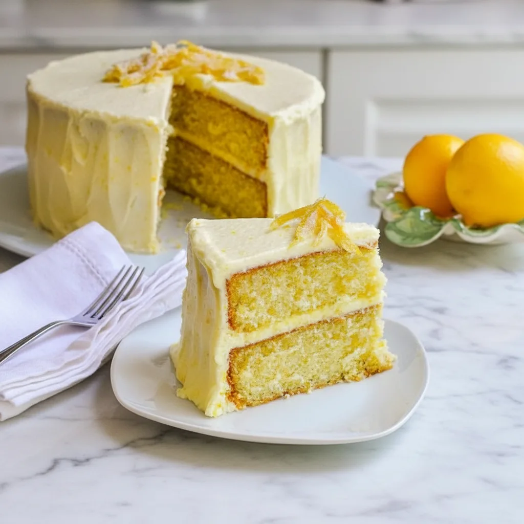 Lemon Birthday Cake