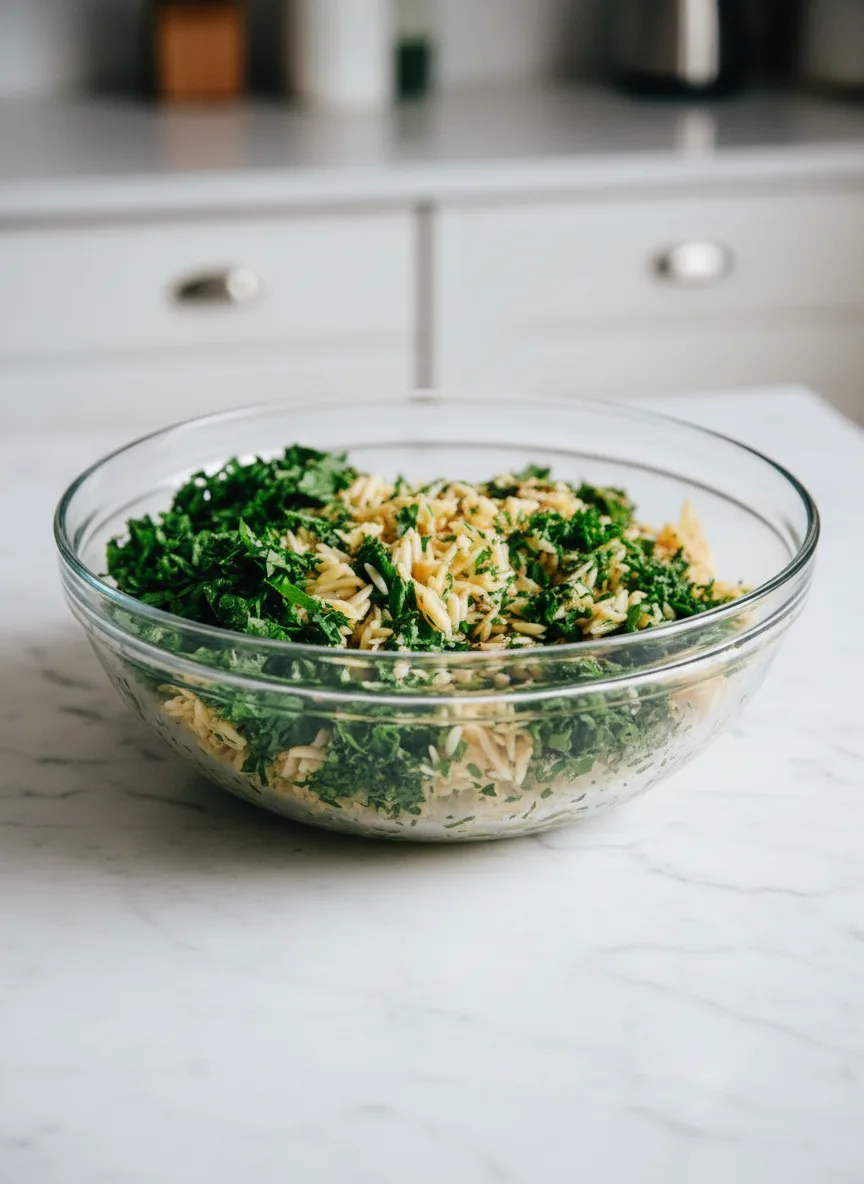 Lemon Orzo Pasta with Fresh Herbs