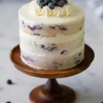 Naked Lemon Blueberry Baby In Bloom Cake