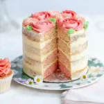 Ombre Pink Baby In Bloom Cake