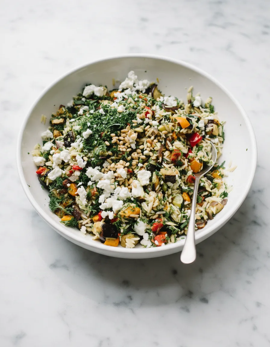 Roasted Vegetable Orzo