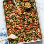 Sheet Pan Cashew Chicken