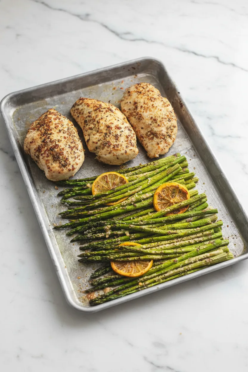 Sheet Pan Chicken and Asparagus