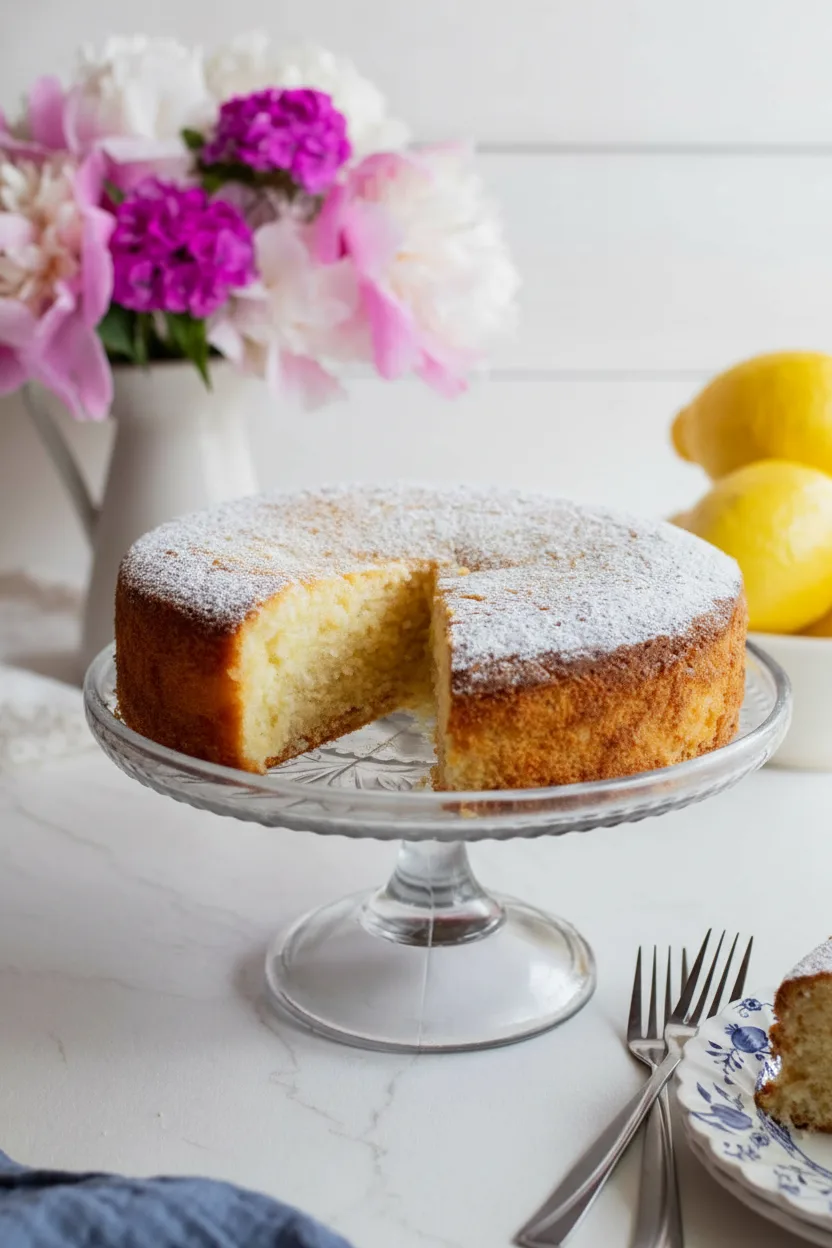 Simple One Bowl Lemon Cake