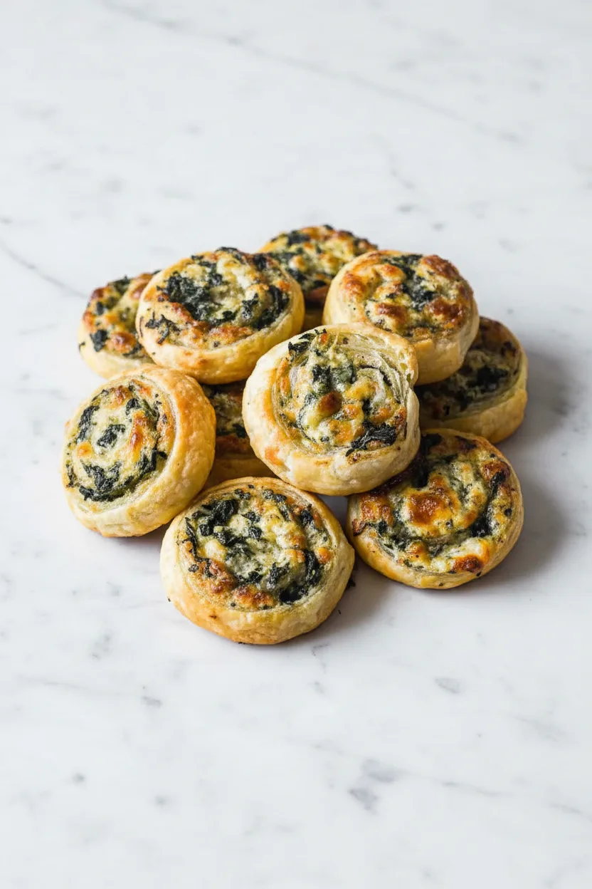 Spinach Cheese Pinwheels