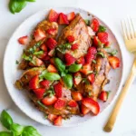 Strawberry Basil Chicken Skillet