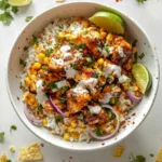 Street Corn Chicken Rice Bowl