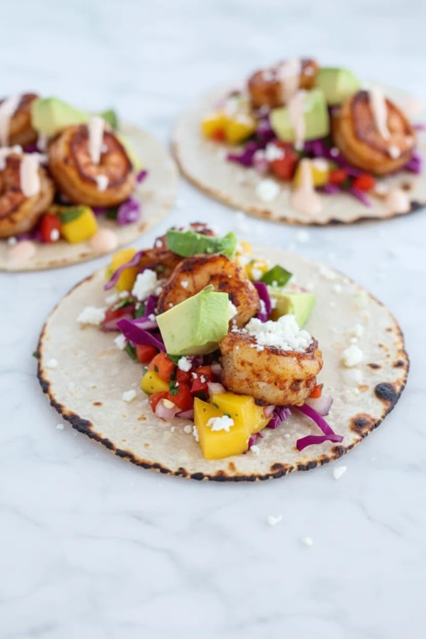 Zesty Shrimp Tacos with Mango Salsa