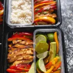 Chicken Fajita Meal Prep