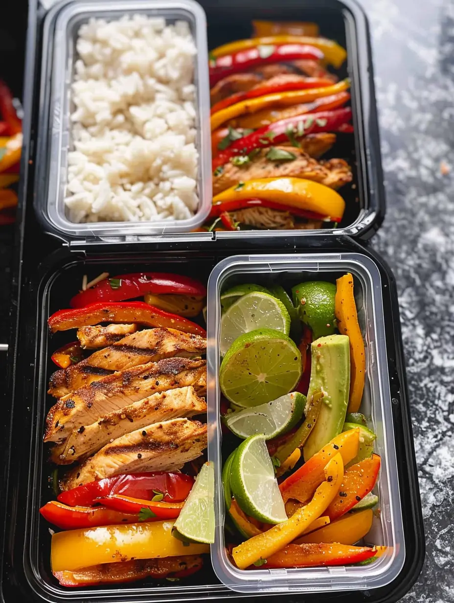 Chicken Fajita Meal Prep