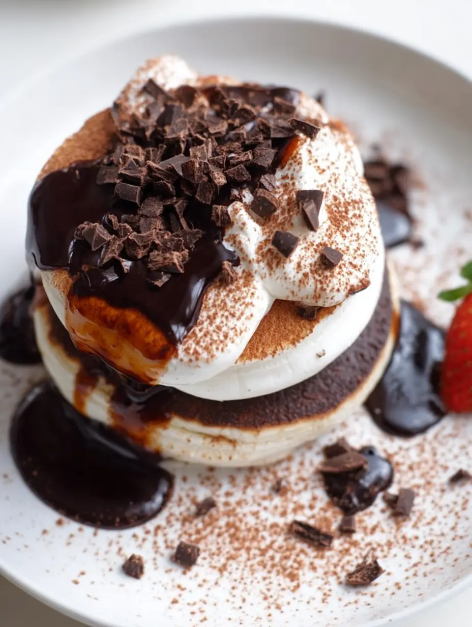 Chocolate Soufflé Pancakes