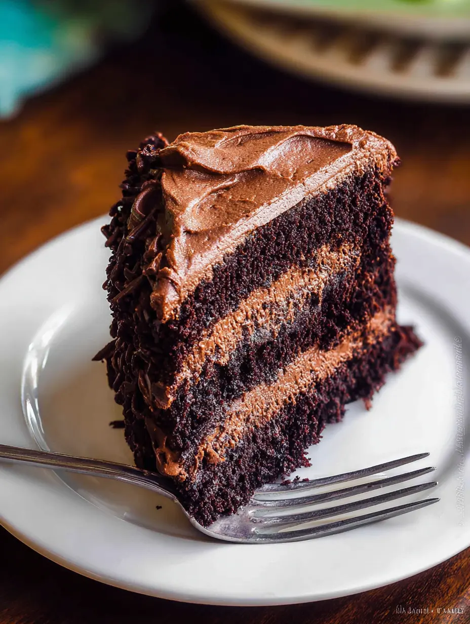 Chocolate Sponge Layer Cake