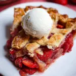 Classic Strawberry Rhubarb Lattice Pie