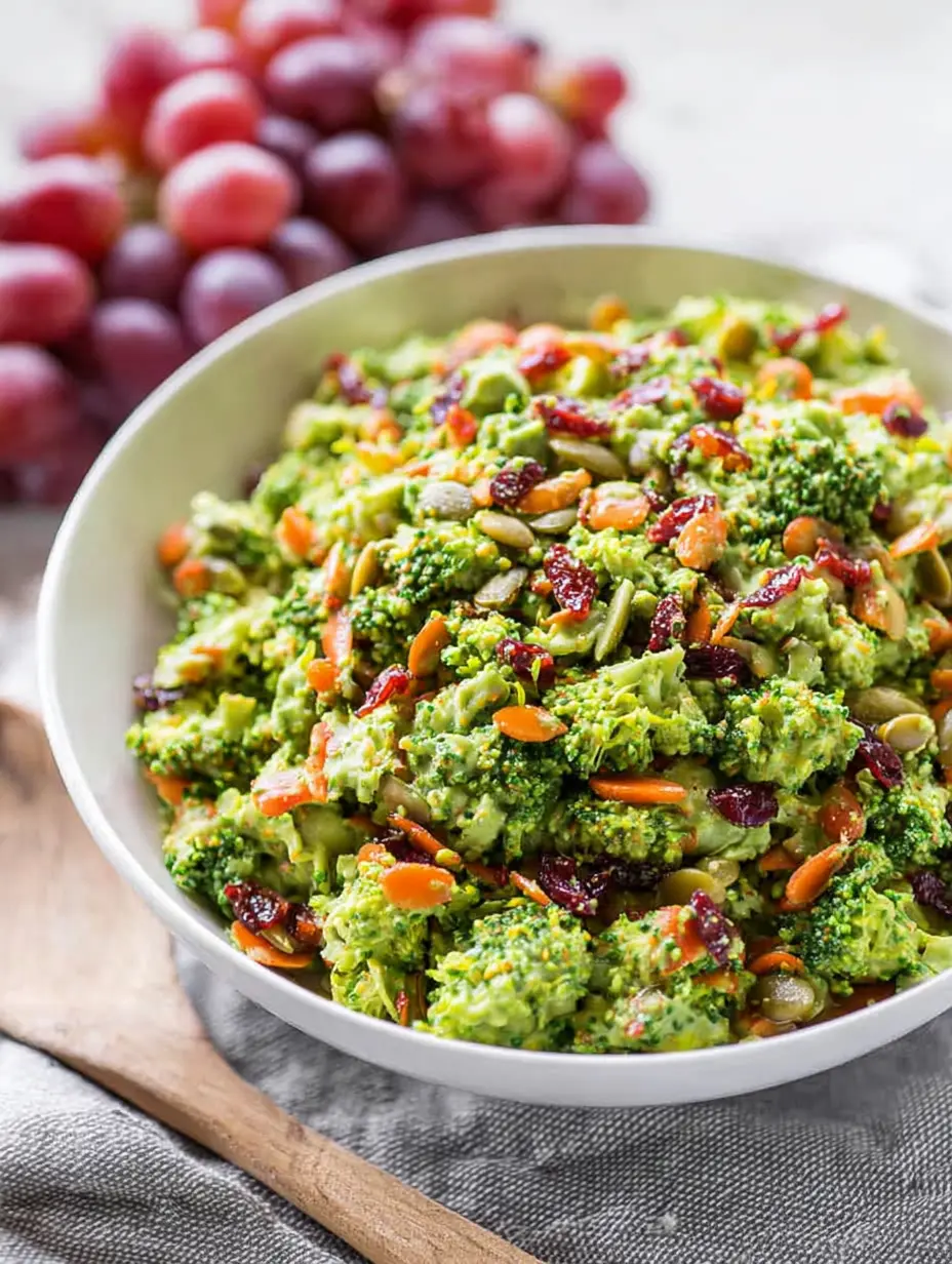 Creamy Avocado Broccoli Salad