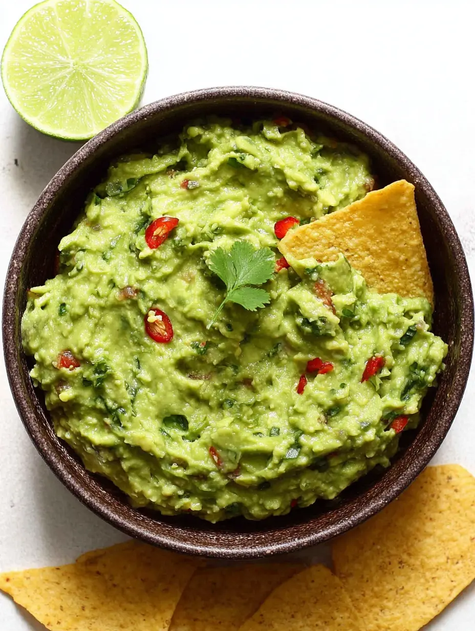 Creamy Smooth Guacamole Dip