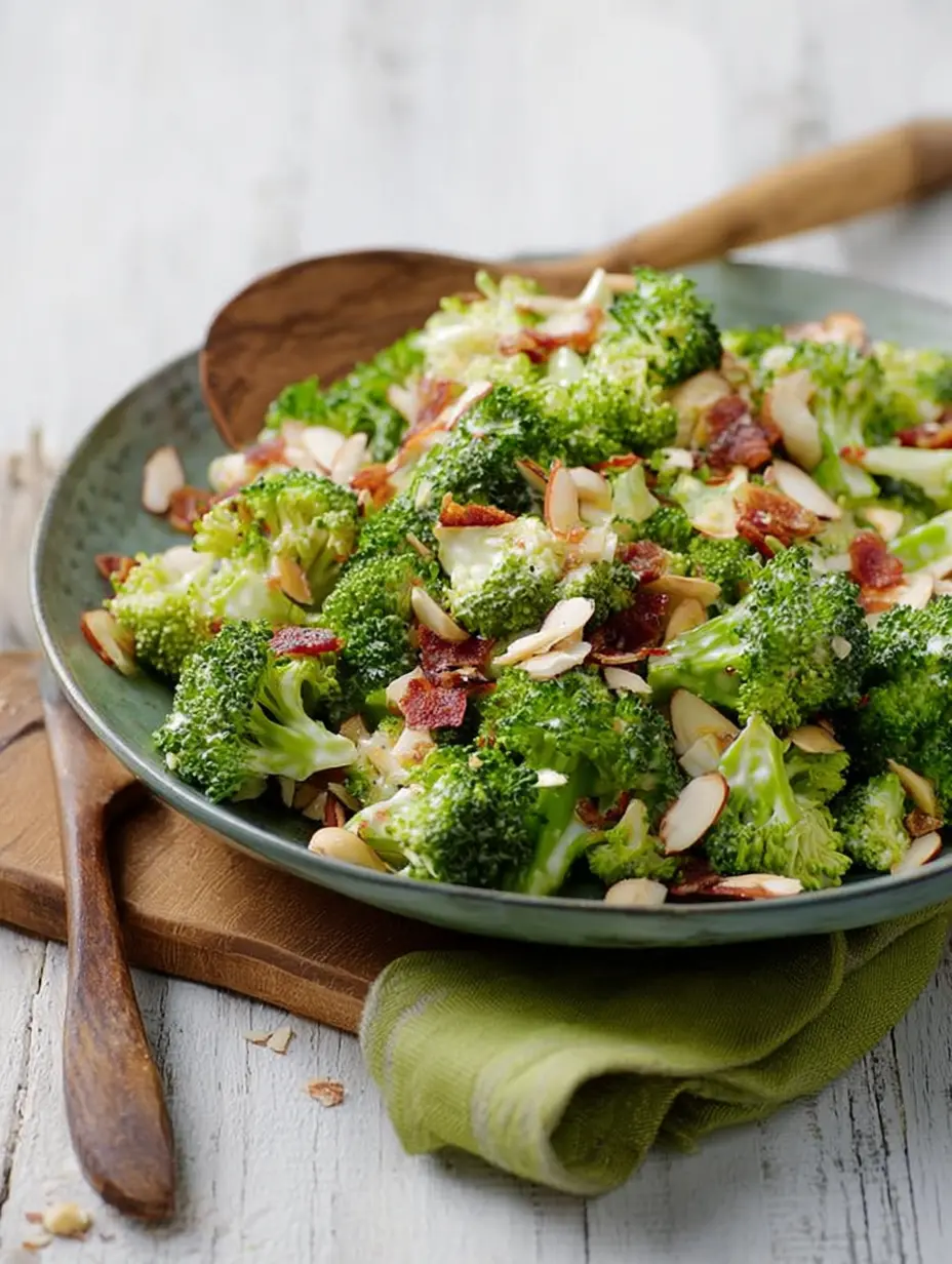 Crunchy Broccoli Salad with Almonds