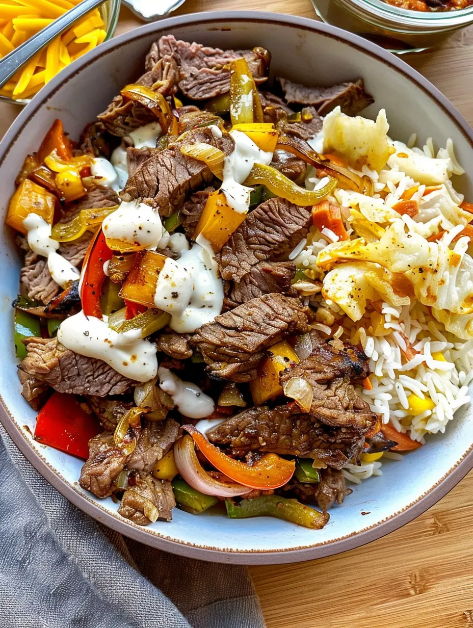 Easy Low Carb Philly Cheesesteak Bowls
