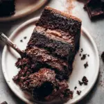 Fudgy Chocolate Brownie Cake