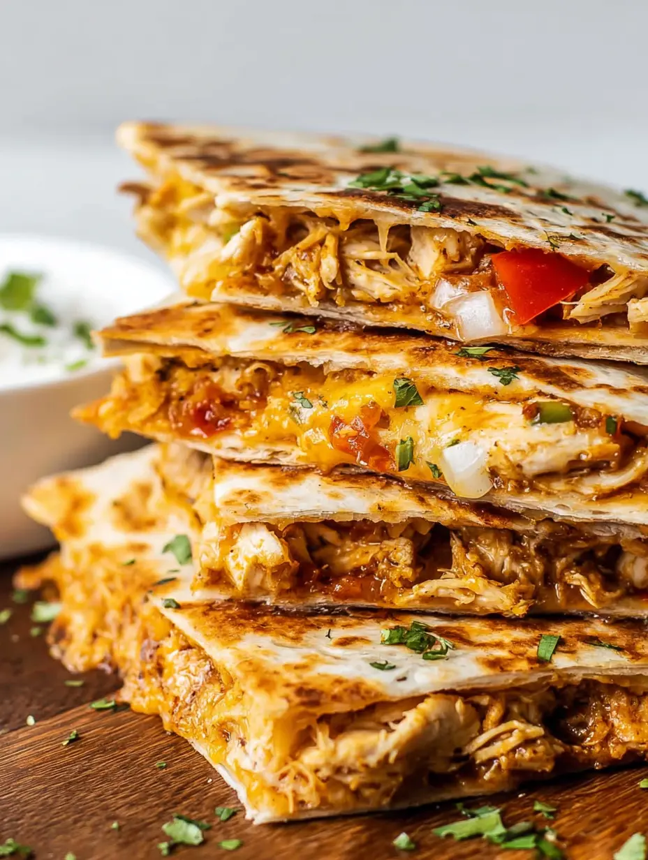 Garlic Butter Chicken Quesadilla