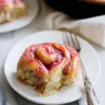 Glazed Rhubarb Sweet Rolls