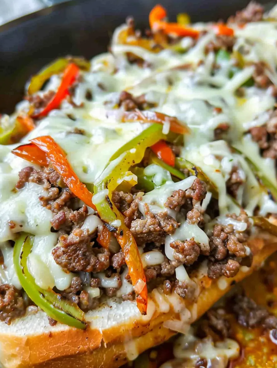 Ground Beef Philly Cheesesteak Recipe (Keto)