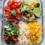 Ground Beef Taco Bowl Meal Prep