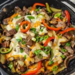 Healthy Philly Cheesesteak Skillet (Low Carb)