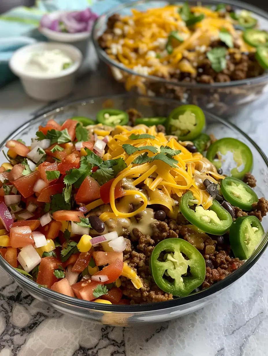 High Volume Taco Meal Prep Bowls