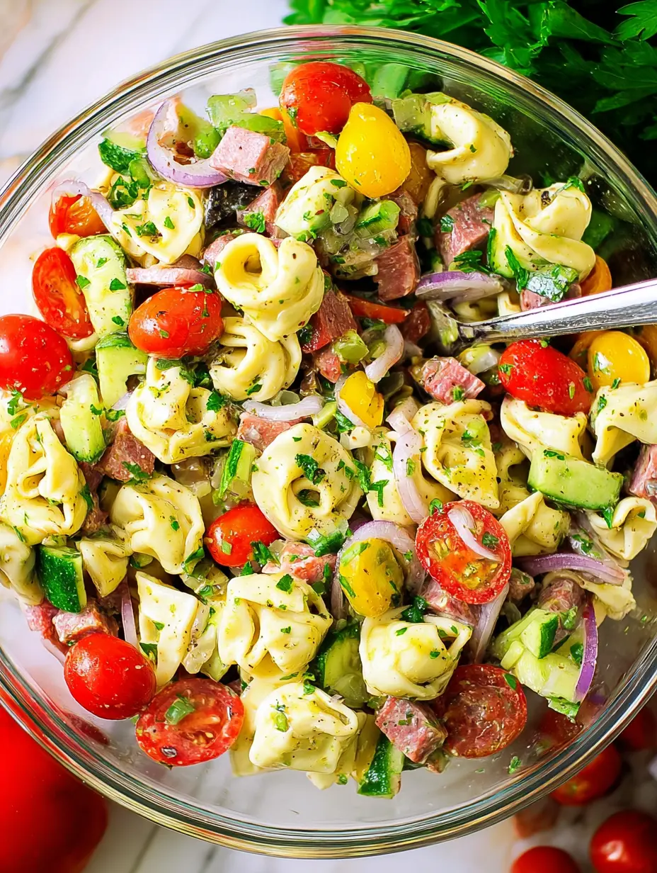 Italian Tortellini Pasta Salad